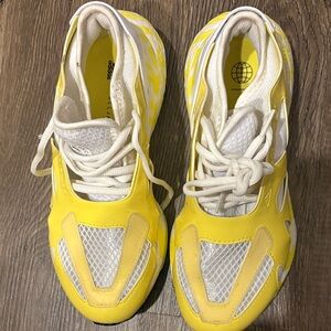 Stella McCartney Yellow and White Athletic Shoes